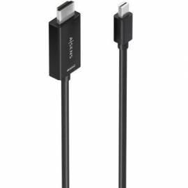 CABLE CONVERSOR AISENS A125-0889/ MINI DISPLAYPORT MACHO - HDMI 4K MACHO/ 3M/ NEGRO