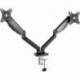 SOPORTE DE MESA PARA 2 MONITORES TOOQ DB5132TNR-B/ GIRATORIO/ INCLINABLE/ HASTA 9KG
