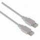 CABLE USB 2.0 AISENS A101-0021/ USB MACHO - USB MACHO/ 1M/ BEIGE