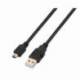 CABLE USB 2.0 AISENS A101-0023/ USB MACHO - USB MINI MACHO/ 50CM/ NEGRO