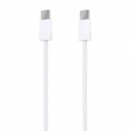 CABLE USB 2.0 TIPO-C AISENS A107-0855/ USB TIPO-C MACHO - USB MACHO/ HASTA 60W/ 480MBPS/ 1M/ BLANCO