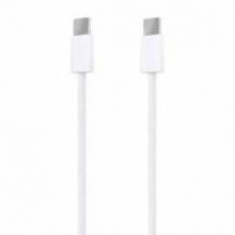 CABLE USB 2.0 TIPO-C AISENS A107-0856/ USB TIPO-C MACHO - USB TIPO-C MACHO/ HASTA 60W/ 480MBPS/ 2M/ BLANCO