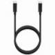 CABLE USB 3.2 TIPO-C AISENS A107-0875/ USB TIPO-C MACHO - USB TIPO-C MACHO/ HASTA 100W/ 20GBPS/ 3M/ GRIS