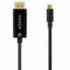 CABLE CONVERSOR AISENS A109-0689/ USB TIPO-C MACHO - DISPLAYPORT MACHO/ HASTA 27W/ 1250MBPS/ 1.8M/ NEGRO
