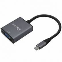 CONVERSOR AISENS A109-0691/ USB TIPO-C MACHO - VGA HEMBRA/ HASTA 27W/ 1250MBPS/ 15CM/ GRIS