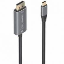 CABLE CONVERSOR AISENS A109-0880/ USB TIPO-C MACHO - DISPLAYPORT MACHO/ 1.8M/ NEGRO