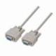 CABLE SERIE NULL MODEM AISENS A112-0067/ DB9 HEMBRA - DB9 HEMBRA/ HASTA 0.15W/ 1.6MBPS/ 1.8M/ BEIGE