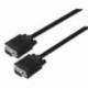 CABLE SVGA AISENS A113-0068/ VGA MACHO - VGA MACHO/ HASTA 3W/ 10MBPS/ 1.8M/ NEGRO