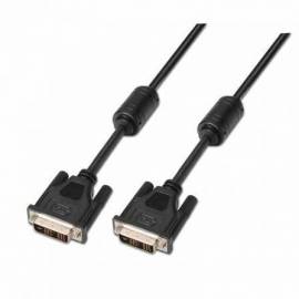 CABLE DVI AISENS A117-0086/ DVI-D MACHO - DVI-D MACHO/ HASTA 3W/ 10MBPS/ 1.8M/ NEGRO