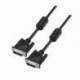 CABLE DVI AISENS A117-0089/ DVI-D MACHO - DVI-D MACHO/ HASTA 3W/ 10MBPS/ 1.8M/ NEGRO