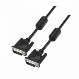 CABLE DVI AISENS A117-0089/ DVI-D MACHO - DVI-D MACHO/ HASTA 3W/ 10MBPS/ 1.8M/ NEGRO