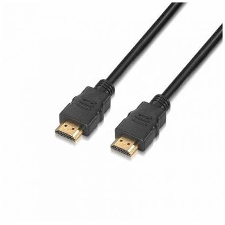 CABLE HDMI 2.0 4K AISENS A120-0118/ HDMI MACHO - HDMI MACHO/ 50CM/ CERTIFICADO/ NEGRO