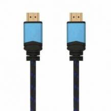 CABLE HDMI 2.0 4K AISENS A120-0358/ HDMI MACHO - HDMI MACHO/ 3M/ NEGRO/ AZUL