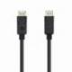 CABLE DISPLAYPORT 1.2 4K AISENS A124-0388/ DISPLAYPORT MACHO - DISPLAYPORT MACHO/ HASTA 5W/ 2300MBPS/ 10M/ NEGRO