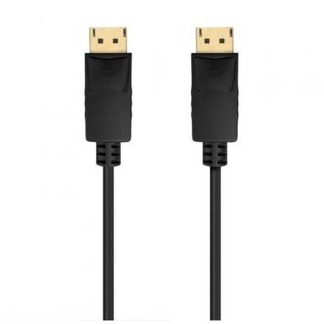 CABLE DISPLAYPORT 1.2 CCS 4K AISENS A124-0740/ DISPLAYPORT MACHO - DISPLAYPORT MACHO/ HASTA 5W/ 2300MBPS/ 2M/ NEGRO