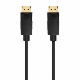 CABLE DISPLAYPORT 1.2 CCS 4K AISENS A124-0741/ DISPLAYPORT MACHO - DISPLAYPORT MACHO/ HASTA 5W/ 2300MBPS/ 3M/ NEGRO