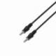 CABLE ESTÉREO AISENS A128-0144/ JACK 3.5 MACHO - JACK 3.5 MACHO/ HASTA 0.1W/ 10M/ NEGRO