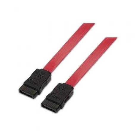 CABLE SATA AISENS A130-0153/ SATA HEMBRA - SATA HEMBRA/ HASTA 0.1W/ 768MBPS/ 50CM/ ROJO
