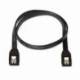 CABLE SATA III AISENS A130-0157/ SATA HEMBRA - SATA HEMBRA/ HASTA 0.1W/ 768MBPS/ 50CM/ NEGRO