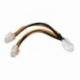 CABLE ALIMENTACIÓN PARA MICROPROCESADOR AISENS A131-0166/ MOLEX 4+4 PIN MACHO - MOLEX 4 PIN HEMBRA/ HASTA 54W/ 15CM