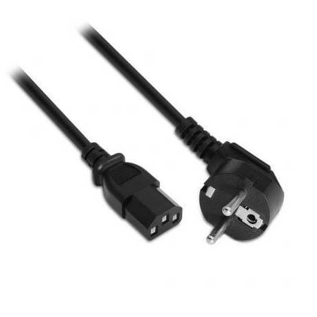 CABLE ALIMENTACIÓN AISENS A132-0167/ CEE(7-7) MACHO - C13 HEMBRA/ HASTA 1500W/ 1.5M/ NEGRO