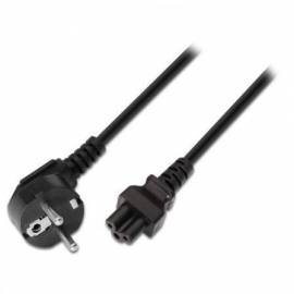 CABLE ALIMENTACIÓN TRÉBOL AISENS A132-0172/ CEE(7-7) MACHO - C5 HEMBRA/ HASTA 1500W/ 1.5M