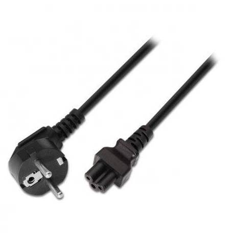 CABLE ALIMENTACIÓN TRÉBOL AISENS A132-0172/ CEE(7-7) MACHO - C5 HEMBRA/ HASTA 1500W/ 1.5M