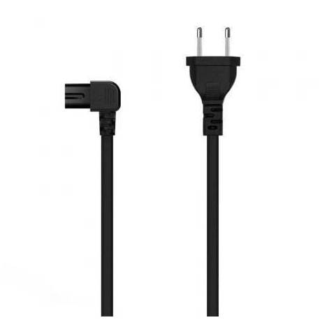 CABLE ALIMENTACIÓN FORMA 8 AISENS A132-0598/ CEE7/16 MACHO - C7 HEMBRA/ HASTA 1500W/ 1.8M/ NEGRO
