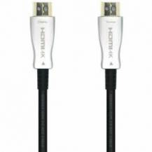 CABLE HDMI 2.0 AOC 4K AISENS A148-0380/ HDMI MACHO - HDMI MACHO/ 50M/ NEGRO