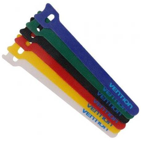 TIRA ORGANIZADORA DE CABLES VENTION KAC00/ 15CM/ PACK DE 6