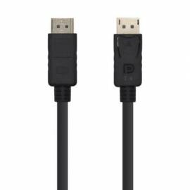 CABLE DISPLAYPORT 1.4 8K AISENS A149-0390/ DISPLAYPORT MACHO - DISPLAYPORT MACHO/ 2M/ NEGRO