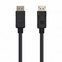 CABLE DISPLAYPORT 1.4 8K AISENS A149-0390/ DISPLAYPORT MACHO - DISPLAYPORT MACHO/ 2M/ NEGRO