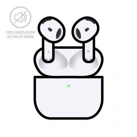 AURICULARES BLUETOOTH APPLE AIRPODS V4 4A GENERACION/ CANCELACION DE RUIDO