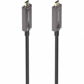 CABLE USB 3.1 TIPO-C AISENS AOC A157-0882/ USB TIPO-C MACHO - USB TIPO-C MACHO/ HASTA 60W/ 10GBPS/ 10M/ NEGRO