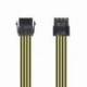 CABLE DE ALIMENTACIÓN MICROPROCESADOR AISENS A131-0419/ MOLEX -4+4 PIN MACHO - MOLEX 8 PIN HEMBRA/ 30CM