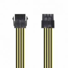 CABLE DE ALIMENTACIÓN MICROPROCESADOR AISENS A131-0419/ MOLEX -4+4 PIN MACHO - MOLEX 8 PIN HEMBRA/ 30CM
