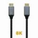 CABLE DISPLAYPORT 1.4 8K AISENS A149-0438/ DISPLAYPORT MACHO - DISPLAYPORT MACHO/ 3M/ NEGRO GRIS