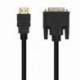 CABLE HDMI AISENS A117-0451/ DVI MACHO - HDMI MACHO/ 3M/ NEGRO