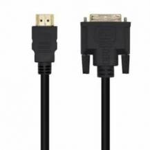 CABLE HDMI AISENS A117-0451/ DVI MACHO - HDMI MACHO/ 3M/ NEGRO