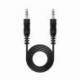 CABLE ESTÉREO NANOCABLE 10.24.0105/ JACK 3.5 MACHO - JACK 3.5 MACHO/ 5M/ NEGRO