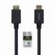 CABLE HDMI 2.1 8K AISENS A150-0421/ HDMI MACHO - HDMI MACHO/ 1M/ CERTIFICADO/ NEGRO