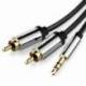 CABLE ESTÉREO VENTION BCFBG/ JACK 3.5 MACHO - 2X RCA MACHO/ 1.5M/ NEGRO