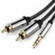 CABLE ESTÉREO VENTION BCFBI/ JACK 3.5 MACHO - 2X RCA MACHO/ 3M/ NEGRO