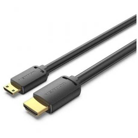 CABLE HDMI 4K VENTION AGHBH/ HDMI MACHO - MINI HDMI MACHO/ 2M/ NEGRO