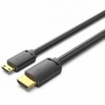 CABLE HDMI 4K VENTION AGHBH/ HDMI MACHO - MINI HDMI MACHO/ 2M/ NEGRO