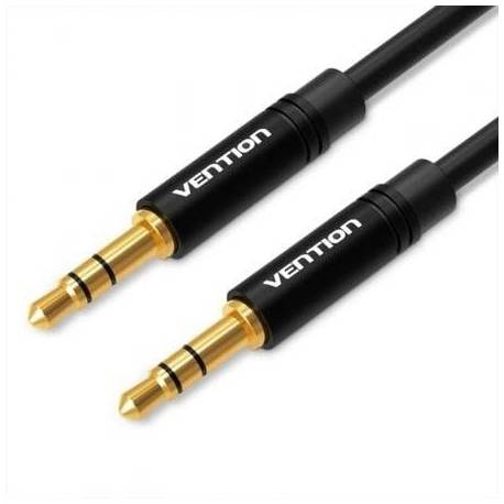 CABLE ESTÉREO VENTION BAKBF/ JACK 3.5 MACHO - JACK 3.5 MACHO/ 1M/ NEGRO