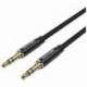 CABLE ESTÉREO VENTION BAWBD/ JACK 3.5 MACHO - JACK 3.5 MACHO/ 50CM/ NEGRO