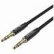 CABLE ESTÉREO VENTION BAWBI/ JACK 3.5 MACHO - JACK 3.5 MACHO/ 3M/ NEGRO