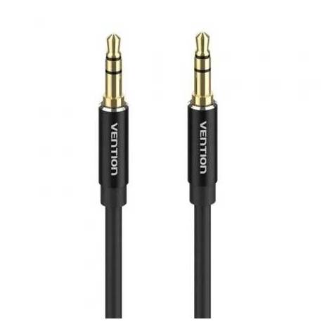 CABLE ESTÉREO VENTION BAXBI/ JACK 3.5 MACHO - JACK 3.5 MACHO/ 3M/ NEGRO