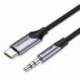 CABLE CONVERSOR AUDIO VENTION BGKHF/ USB TIPO-C MACHO - JACK 3.5 MACHO/ 1M/ GRIS